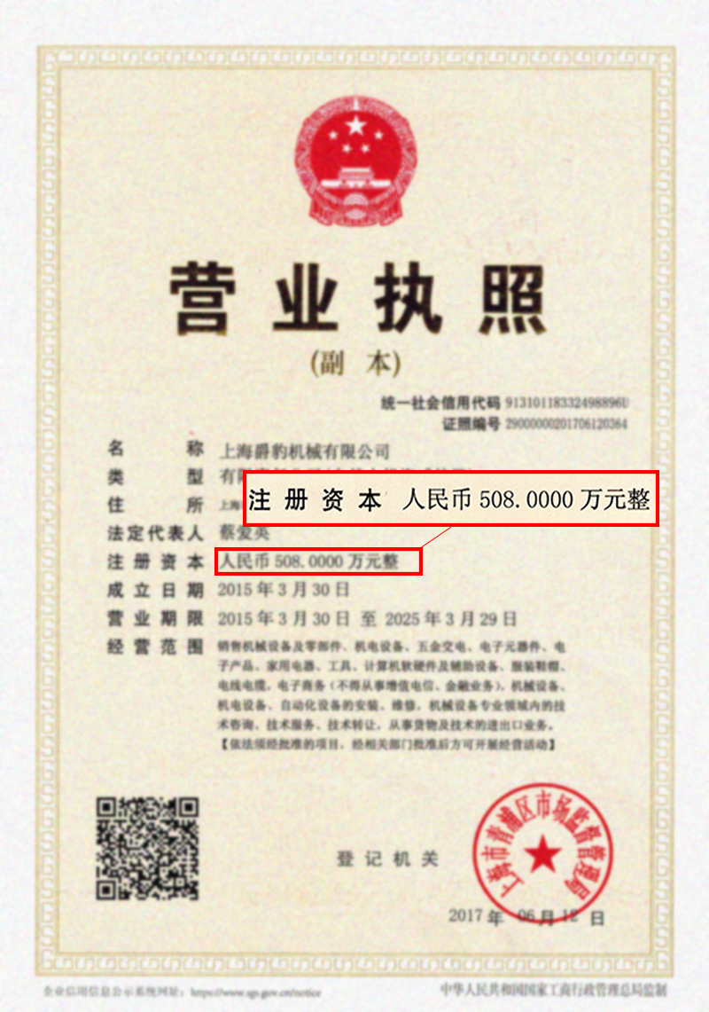 雷恩企业营业执照